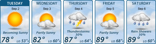 5-Day Forecast